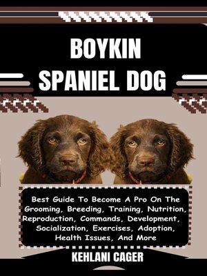 cover image of BOYKIN SPANIEL DOG